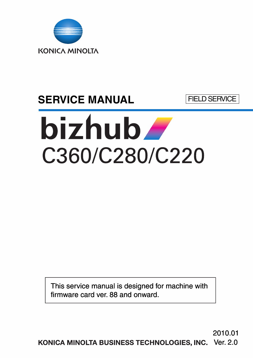 Konica-Minolta bizhub C220 C280 C360 FIELD-SERVICE Service Manual-1